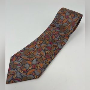 Silk Tie; 100% Hand Woven Thai Silk (SHINAWATRA) Blue/Brown